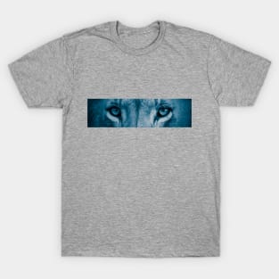 Lion eyes (Blue) T-Shirt